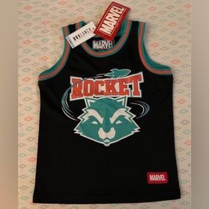 Box Lunch Exclusive Rocket Raccoon Jersey
Size 3T
Deadstock, Rare